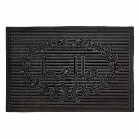 Calloway Mills Entrance Mat, Polypropylene, Natural, Silver 106432436